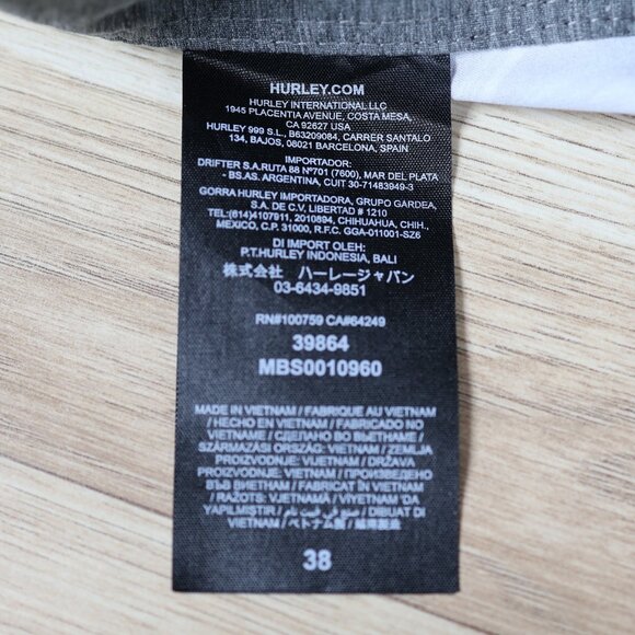 Hurley x 47 Arizona Diamondbacks Board Shorts Mens 40 Black Floral MLB Baseball - Picture 7 of 12